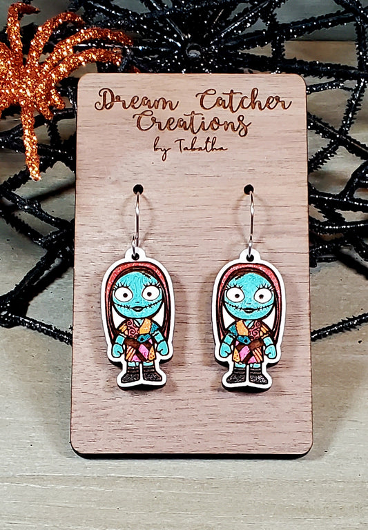 Sally Wood Earrings- #1