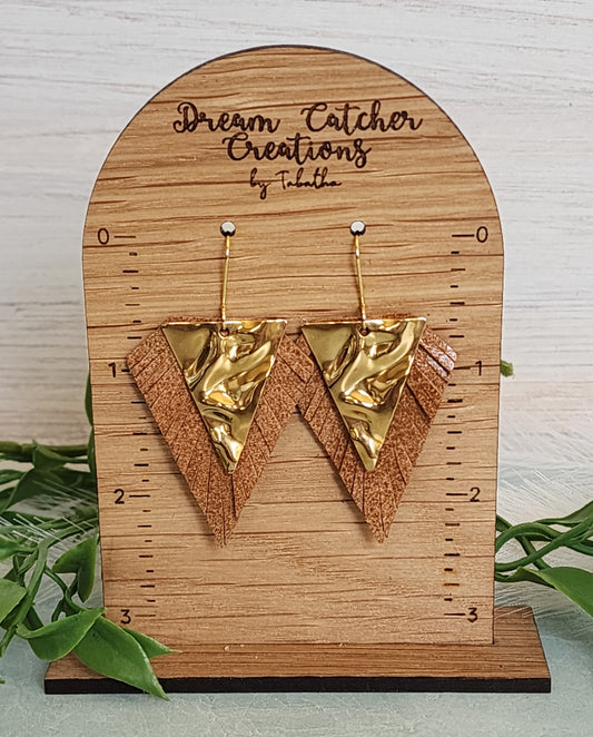 Mini Boho Triangle - Tan